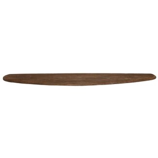 Light en Living Wandplank 80x20x3 cm GINOSU mat donker bruin