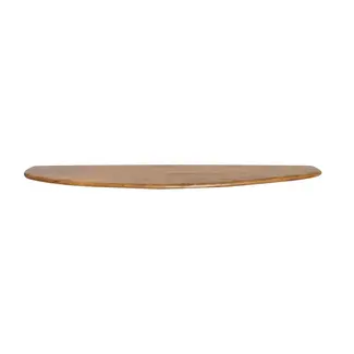 Light en Living Wandplank 80x20x3 cm GINOSU olie bruin