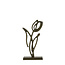 Light en Living Ornament op voet 17x6x35 cm TULIPANU antiek brons