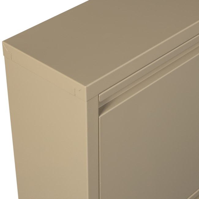 Woood SABINE 3-VAKS schoenenkast metaal zand