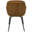 Woood RUNA eetkamerstoel chenille caramel bruin/geel