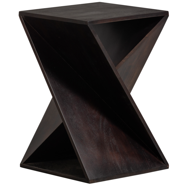 Woood IKEM bijzettafel acacia donkerbruin