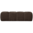 Woood MOJO eetbankje 164CM geweven ribstof bruin