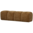 Woood MOJO eetbankje 164CM geweven ribstof honinggeel