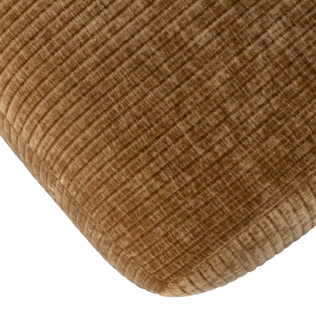 Woood MOJO eetbankje 164CM geweven ribstof honinggeel