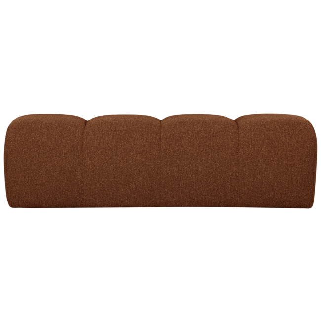 Woood MOJO eetbankje 164CM boucle roestbruin melange