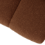 Woood MOJO eetbankje 164CM boucle roestbruin melange