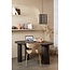 Woood MAAN organisch sidetable/bureau MDF donkerbruin