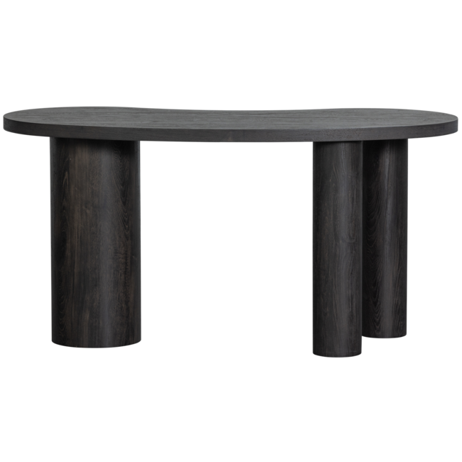 Woood MAAN organisch sidetable/bureau MDF donkerbruin