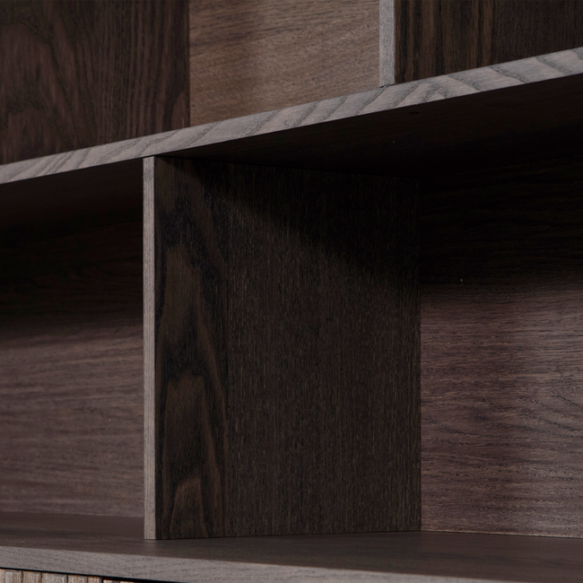 Woood NEW GRAVURE opzetkast essen fineer ESPRESSO [fsc]