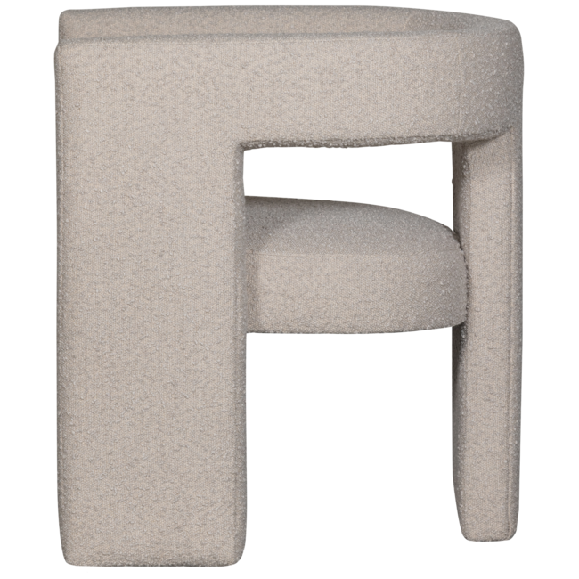 Woood TIWA fauteuil boucle beige