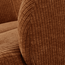 Woood MOJO draaifauteuil geweven ribstof roestbruin