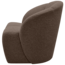 Woood MOJO draaifauteuil boucle bruin melange