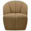 Woood MOJO draaifauteuil boucle geel/bruin melange