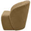 Woood MOJO draaifauteuil boucle geel/bruin melange
