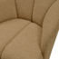 Woood MOJO draaifauteuil boucle geel/bruin melange