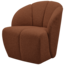 Woood MOJO draaifauteuil boucle roestbruin melange