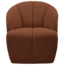 Woood MOJO draaifauteuil boucle roestbruin melange