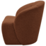 Woood MOJO draaifauteuil boucle roestbruin melange