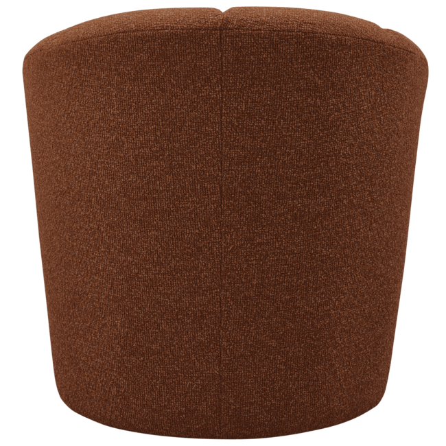 Woood MOJO draaifauteuil boucle roestbruin melange