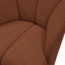 Woood MOJO draaifauteuil boucle roestbruin melange