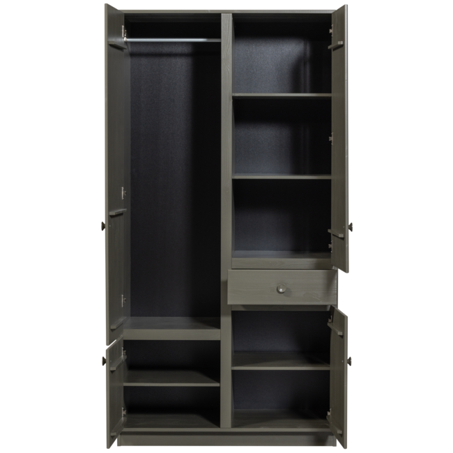 Woood ALFIE kledingkast smal 107CM grenen forest [fsc]