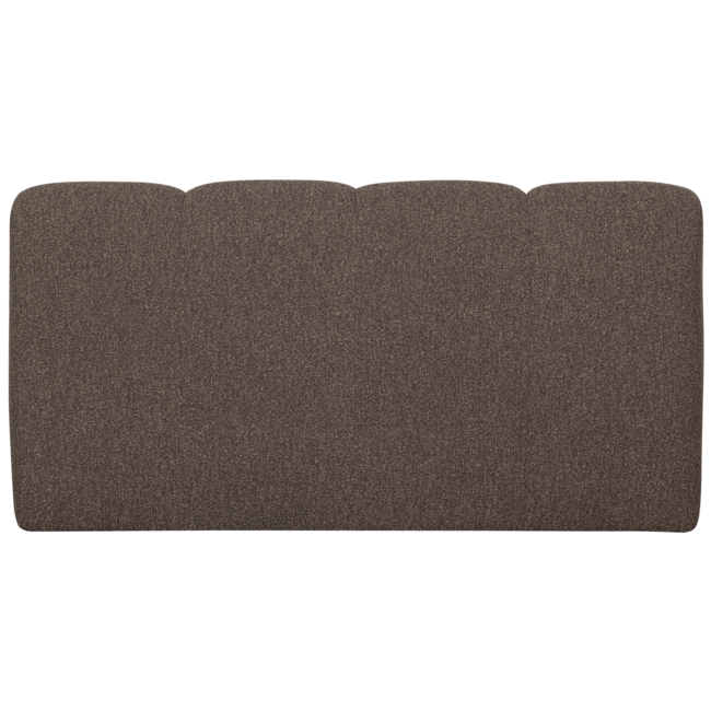Woood MOJO eetbankje 164CM met rugleuning boucle bruin melange