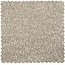 Woood MOJO eetbankje 164CM met rugleuning boucle beige melange