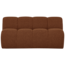 Woood MOJO eetbankje 164CM met rugleuning boucle roestbruin