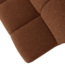 Woood MOJO eetbankje 164CM met rugleuning boucle roestbruin
