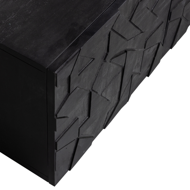 Woood COUNTER TV meubel mango zwart