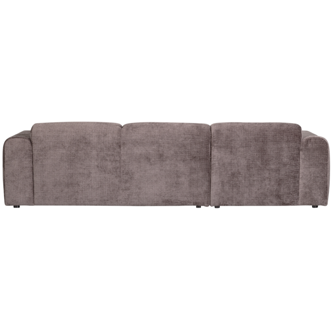 Woood CLOUD chaise longue links geweven chenille taupe
