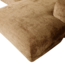 Woood CLOUD chaise longue rechts geweven chenille honinggeel
