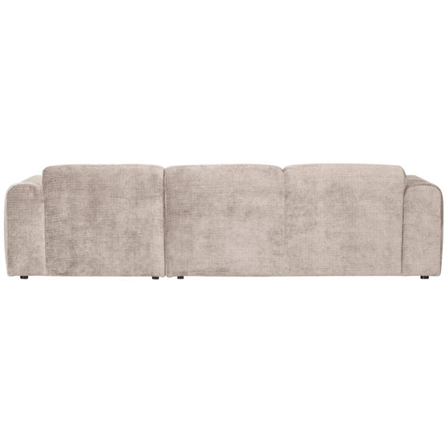 Woood CLOUD chaise longue rechts geweven chenille naturel