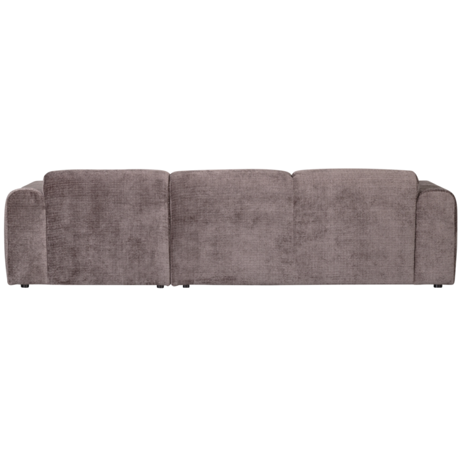 Woood CLOUD chaise longue rechts geweven chenille taupe