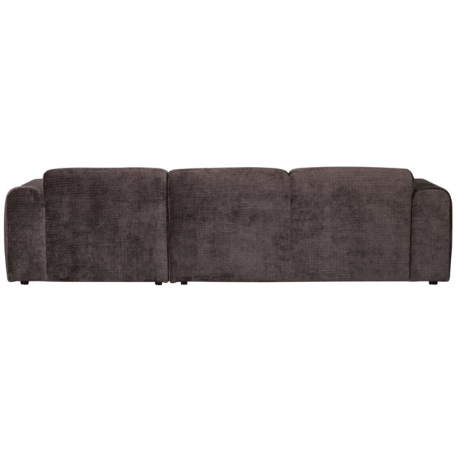 Woood CLOUD chaise longue rechts geweven chenille warm bruin