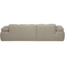 Woood MOJO chaise longue links boucle beige melange
