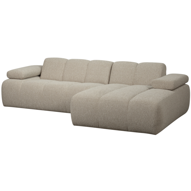 Woood MOJO chaise longue rechts boucle beige melange