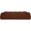 Woood MOJO chaise longue links boucle roestbruin melange