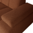 Woood MOJO chaise longue links boucle roestbruin melange