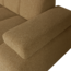 Woood MOJO chaise longue links boucle geel/bruin melange