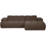 Woood MOJO chaise longue rechts boucle bruin melange