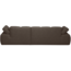 Woood MOJO chaise longue rechts boucle bruin melange