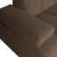 Woood MOJO chaise longue rechts boucle bruin melange