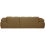 Woood MOJO chaise longue rechts boucle geel bruin melange