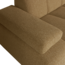 Woood MOJO chaise longue rechts boucle geel bruin melange