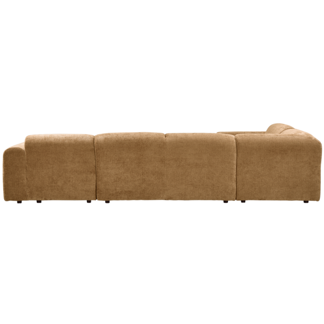 Woood CLOUD hoekbank links geweven chenille honinggeel