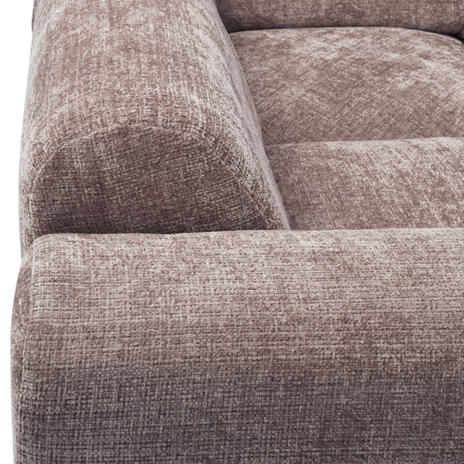 Woood CLOUD hoekbank links geweven chenille taupe