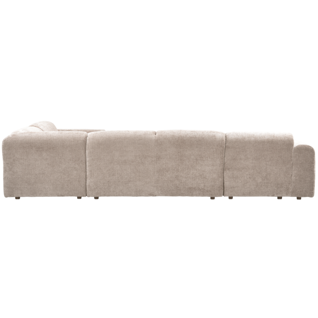 Woood CLOUD hoekbank rechts geweven chenille naturel