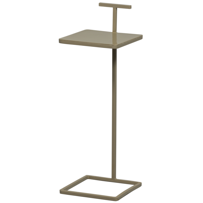 Woood TOSTE bijzettafel metaal donker zand